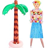 Liliful 2 Pcs Hawaiian Inflatable Blow up Doll Set