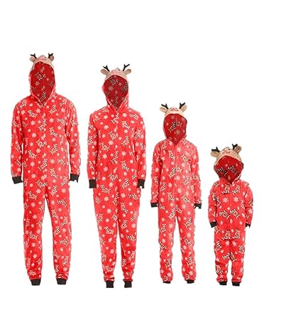 mom and son matching christmas onesies