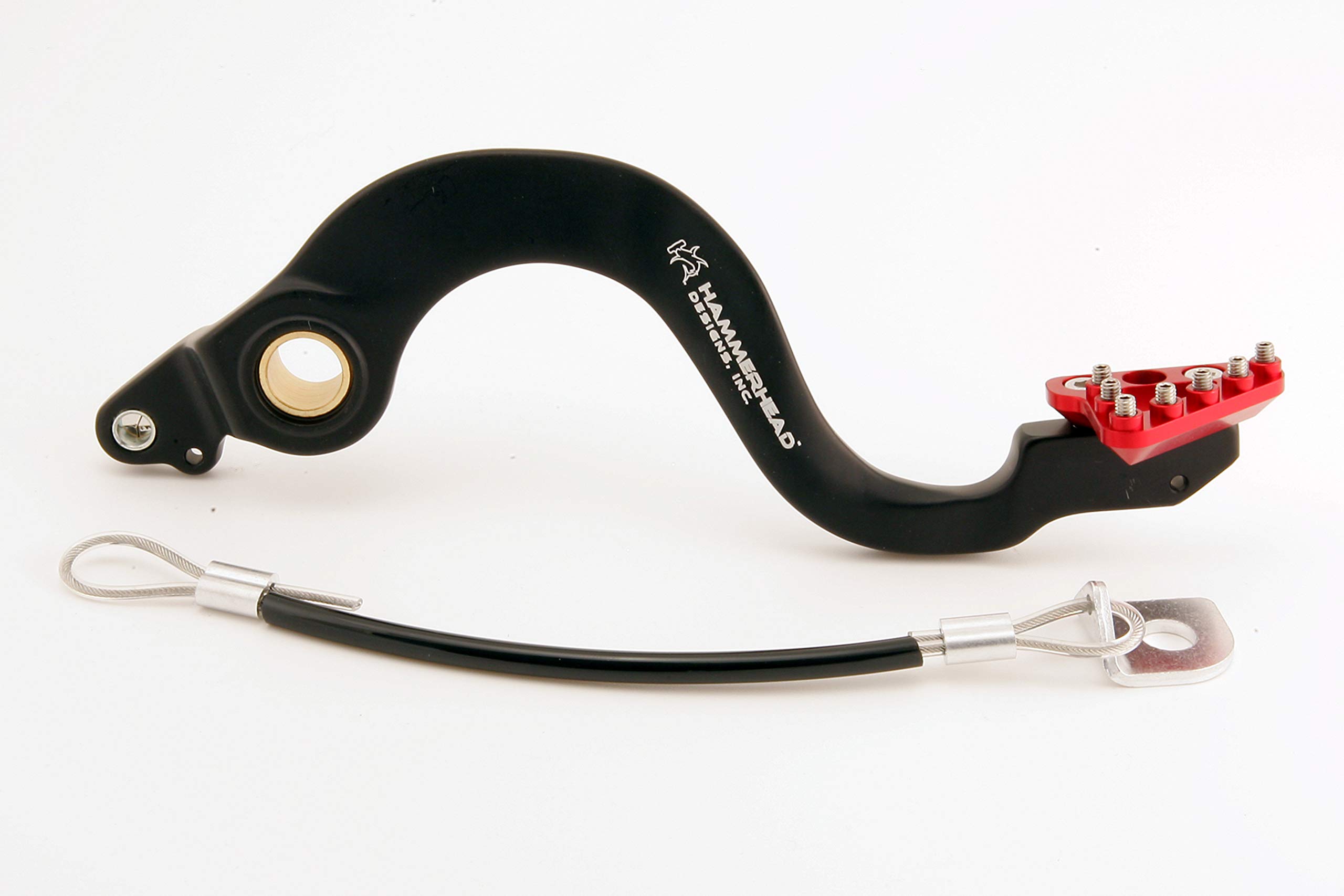 Hammerhead (Large Rear Brake Pedal Tip: Also Compatible with certain Beta, KTM & Husqvarna OEM lever arms - (Large Orange)