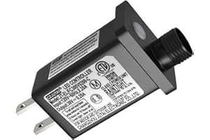 FFZZKJ 30V 6W 0.2A LED Transformer Replacement Class 2 Power Supply for Christmas String Lights Plug IP44 Waterproof LED Controller Low Voltage