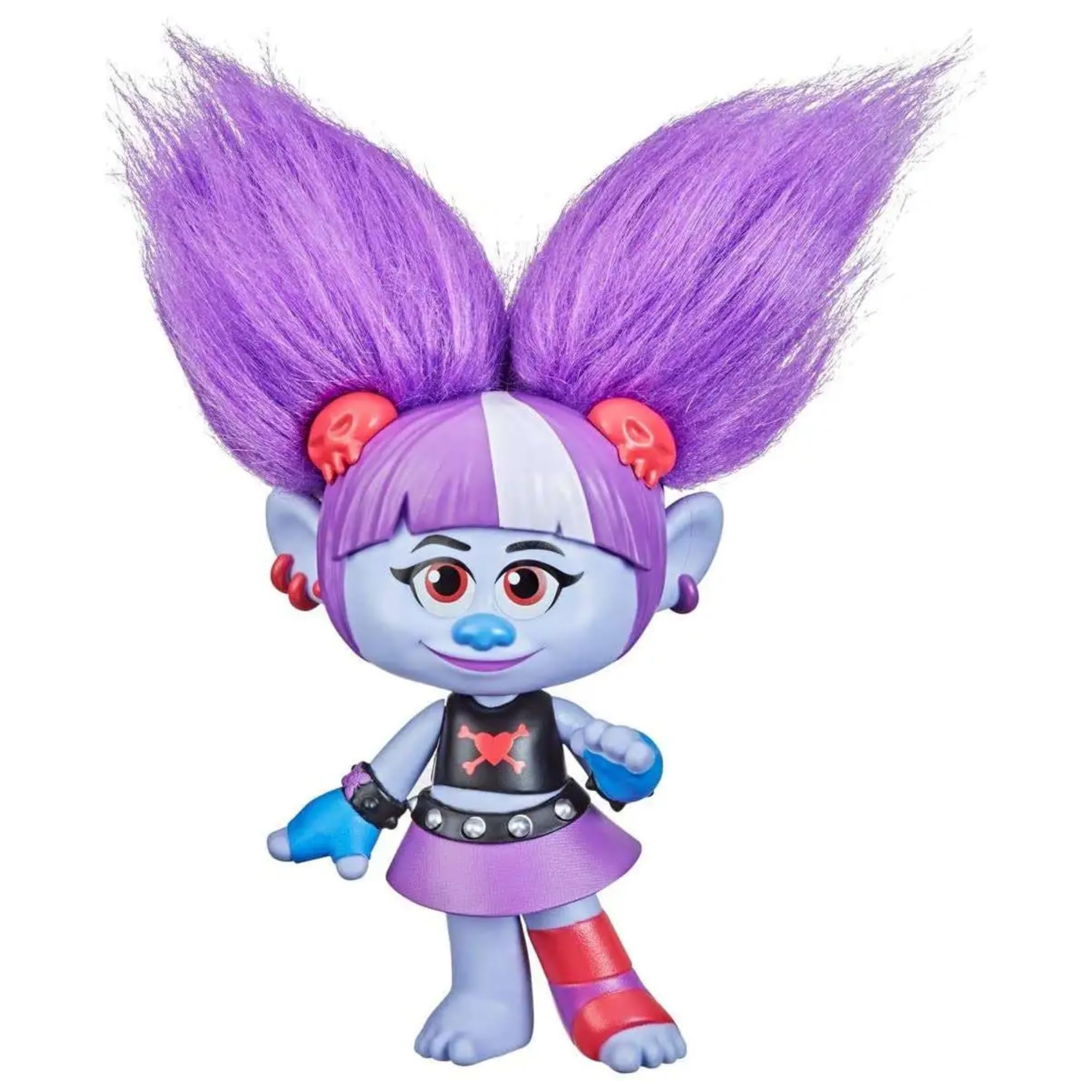 DREAMWORKS TROLLS TrollsTopia Ultimate Surprise Hair Val 22cm Toy Doll Figure with Mystery Accessories
