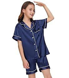 ALHAVONE Kids Girl Pajama Set with Headband
