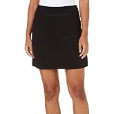 Teez-Her Women's Tummy Control Low Waist 17 Skort, Black, Medium