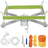 Caydo Electric Yarn Swift Y1 Pro, Umbrella Holder for Skeins, 2in1 Function | Automatic Sweater Unraveling Machine for Used Yarn Recycling, Premium ABS Plastic Design, Ideal Helper for Knitting Lovers