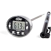 CDN Proaccurate Quick-Read Thermometer, Silver/Black