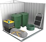 Duramax ECO 6 x 6 Metal Garden Storage Shed Anthracite view 5