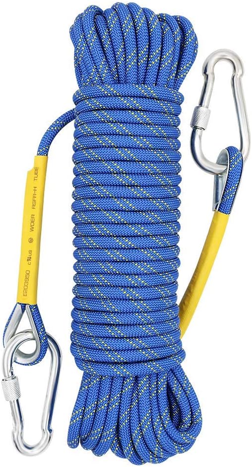 Tresbro Climbing Rope Home Fire Emergency Escape Rope 10M 20M 30M 50M 70M, Multifunctional Cord Safety Rope for Hiking Caving Camping Rescue Exploration and Engineering Protection.