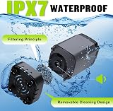 Spopal Portable Shower for Camping 6000mAh LED Display 4 Modes IPX7 Grey view 6