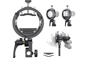 Godox S3 Flash S-Type Bracket with Bowens Mount for Godox AD100 AD200 Pro II AD400 Pro II TT600 TT685II V100 V1 V1Pro TT350S 