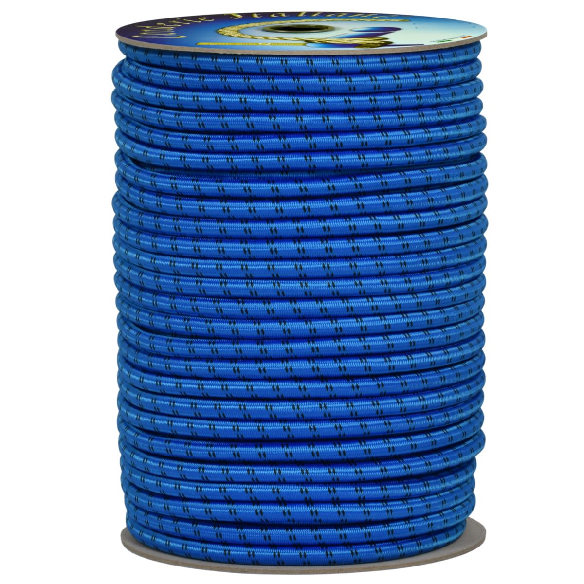 Corderie Italiane 6003632 – 00 Braid Elastic, 8 mm- 5 MT, Blue