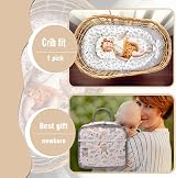 EAQ Hedgehog Baby Lounger Nest 0-12 Months 100% Cotton Portable Co-Sleeping view 7