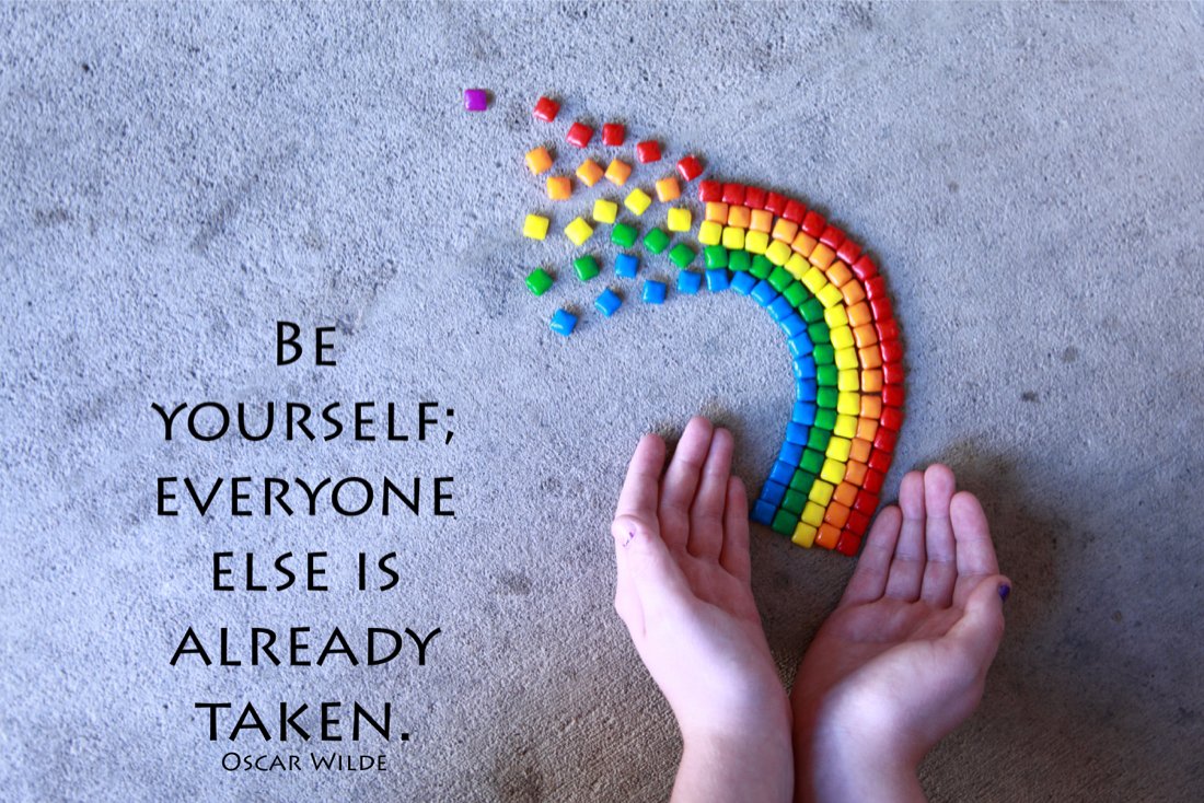 Amazon.com: 18"x24" Poster for home decoration.Be yourself