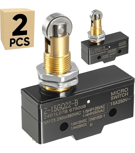 U uxcell AZ-7141 SPDT 1NO+1NC Panel Mount Roller Plunger Type Micro