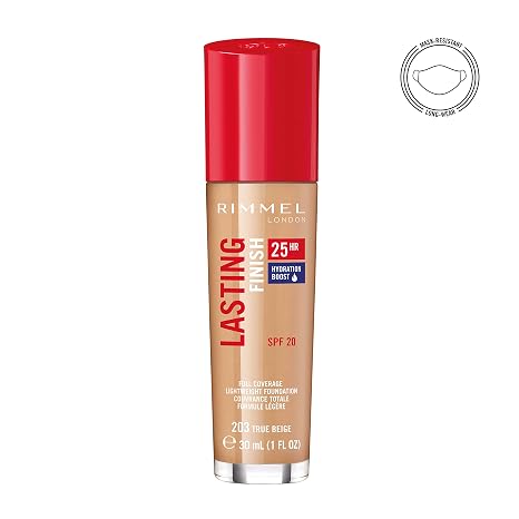 Rimmel London lasting finish 25h foundation cosmetic femme 30ml (3607342191006)