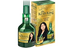 Kesh King Ayurvedic Hair Oil | Herbal Oil with Bhringraj & Amla | Enhance Hair Growth | Reduce Hairfall | Nourishes Scalp | Provides Long & Thick Hair | 10.14 Fl Oz/300ml