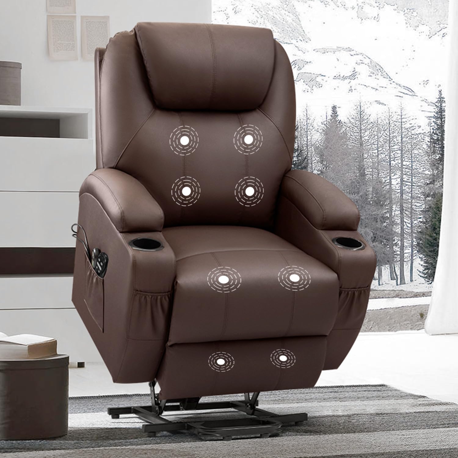 Lift Recliner Motorised Recliner Chairs VICTONE Electric Power