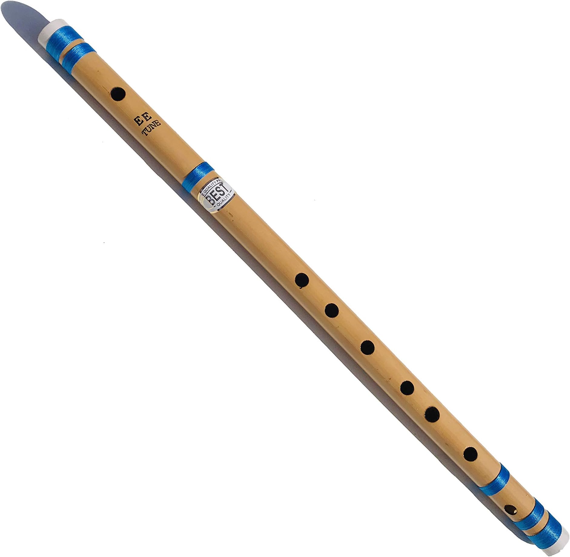 Professional EE 22.5" (57.2 cm) Concert Flute | Bansuri Bamboo Flute | Transverse (Side Blown) Scale EE