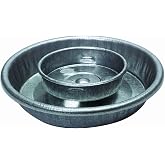 Baby Chick Waterer Base - Little Giant - Metal Waterer Base Jar, 1 Quart (Item No. 9826)