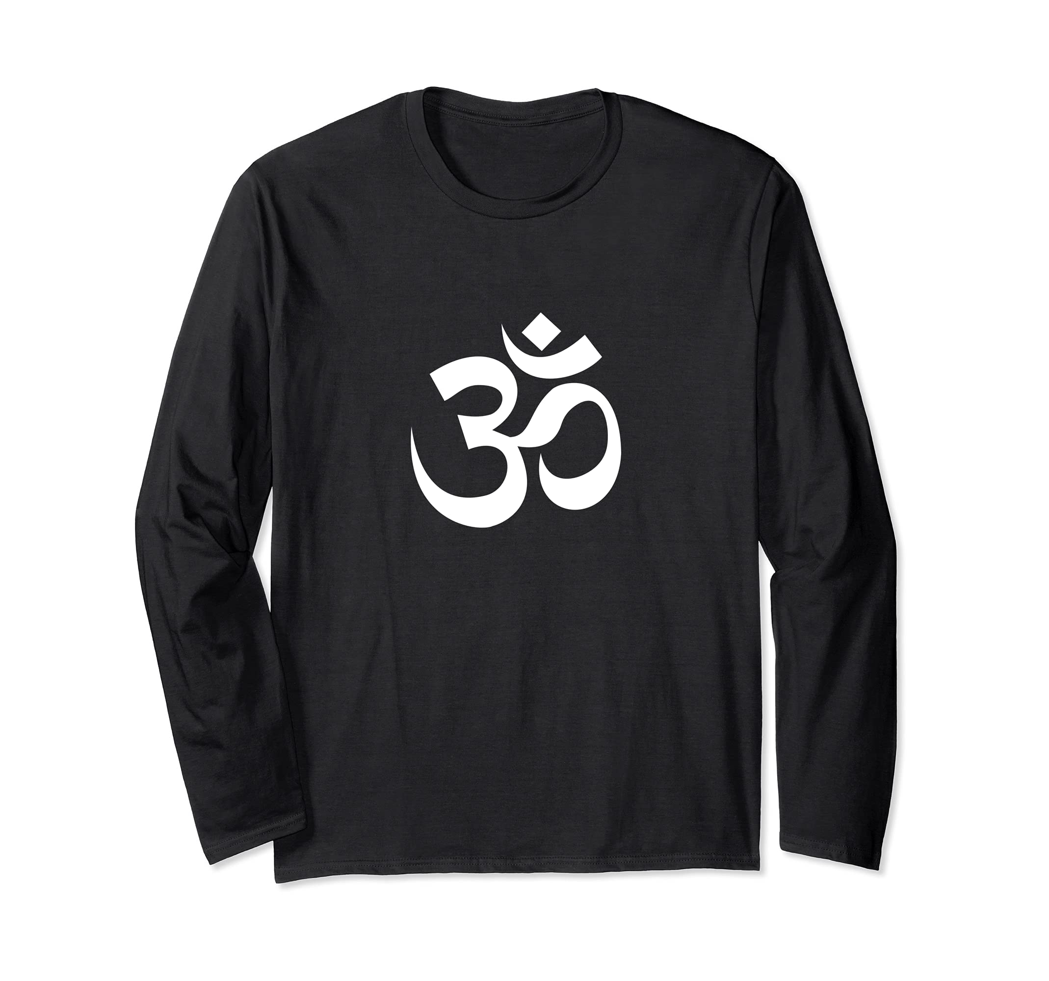 Ohm / Om / Aum Symbol, Yoga and Meditation Design Long Sleeve T-Shirt