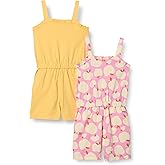 Amazon Essentials Girls and Toddlers' Knit Romper