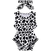 Ahegao 0-24 Months Baby Floral Romper Toddlers Outfits Infant Playsuits + Headband Jumpsuit