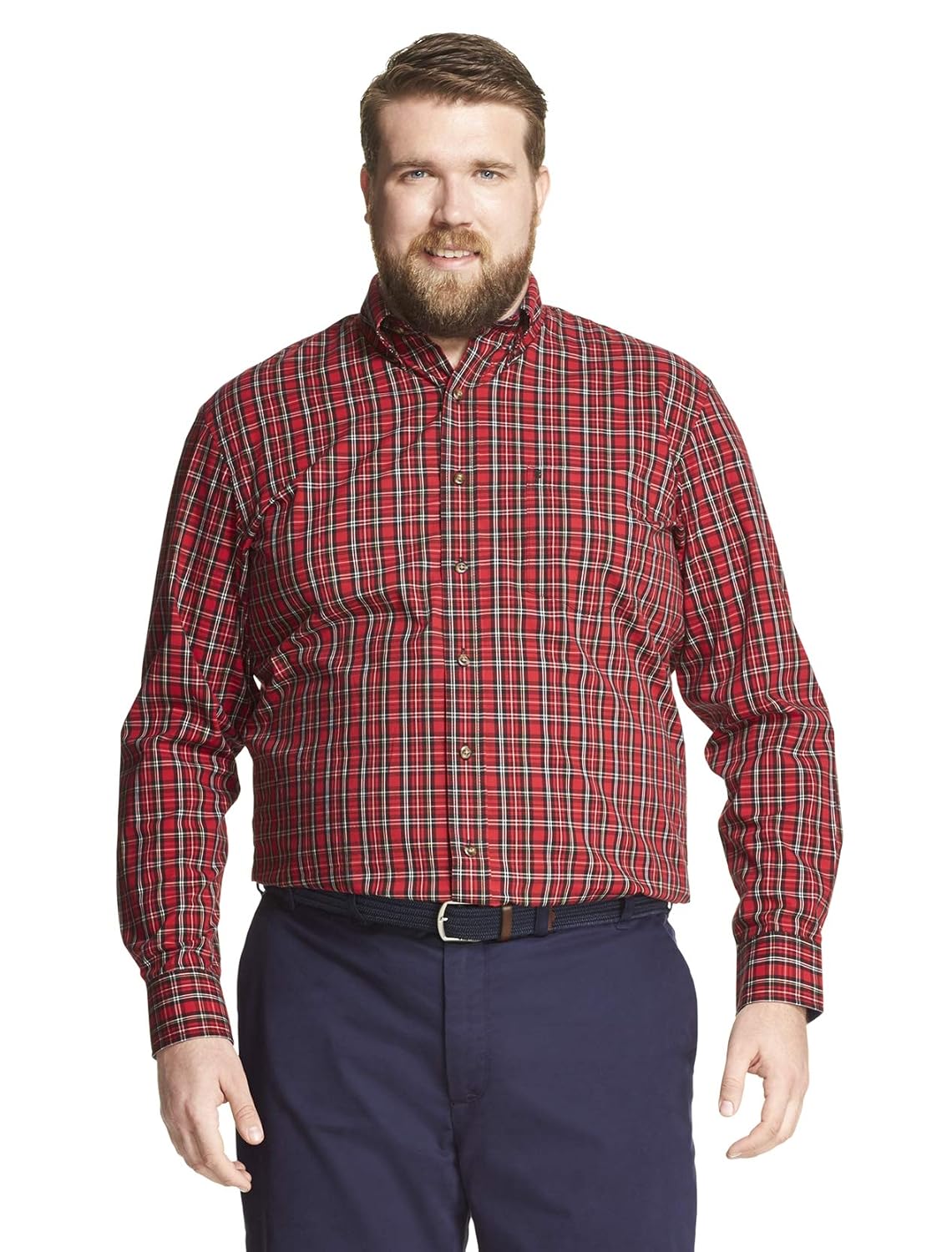 IZOD Mens Big and Tall Heritage Long 