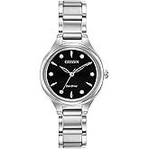 Citizen Eco-Drive Corso Womens Watch, Stainless Steel, Diamond