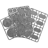 Warlord Games Bag of Plastic Round Bases, for Tabletop Miniatures. Mixed Pack (25mm, 40mm &amp; 60mm Round)