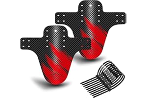 NICEDACK Bike Fender, Adjustable MTB Mud Guard, Front and Rear Compatible Mudguards, Easy to Install, Fits 26", 27.5", 29" Fat Tire Bikes and All Disc Brake Bicycles