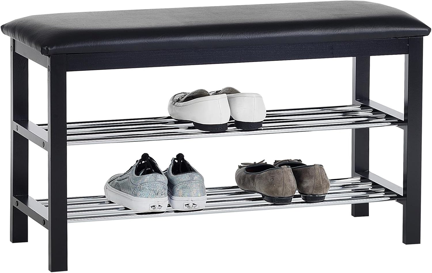 IDIMEX Meuble à Chaussures Sana Banc avec Assise et 2 étagères