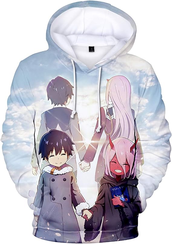 Amazon Co Jp 男女 アニメ Darling In The Franxx コスプレ パーカー スウェットシャツ セーター Us サイズ Xx Large Clothing Accessories