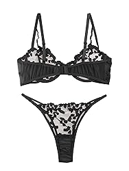 Lilosy Sexy Cute Underwire Push Up Strappy Heart
