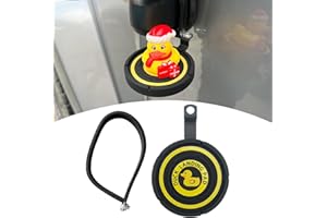 EJDRFN Duck Landing Pad for Jeep Wrangler,Duck Landing Zone for Jeep,Duck Holder,Duck Rearview Mirror Mount Compatible with Jeep Wrangler JL/JLU JT 2018-2025