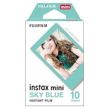 Fujifilm Instax Mini Instant Film, Blau, Einzelpackung