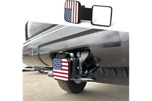 ASUBHA 2 Inch Hitch Cover, Trailer Hitch Cover Tube Plug Insert Fits 2 Inch Receivers Class 3 4 5 for Toyota Ford Jeep Chevrolet Nissan Dodge Ram Porsche Mercedes Benz Polaris Ranger ATV UTV Polaris