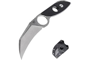 Mastiff Gears® Sanrenmu (SRM) S615 Full Tang Fixed Raptor Claw Knife w/Molded Polymer Sheath, 7", 8Cr13Mov Stainless Steel ED