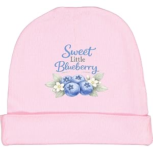 inktastic Sweet Little Blueberry Baby Beanie Hat