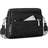 Crossbody Bags for Women, Small Cross Body Purses, Leather Women’s Crossbody Handbag with Built in Wallet