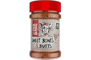 Angus & Oink | Sweet Bones & Butts Rub | Maple & Javanese Sugar Blend | Perfect for Ribs, Pulled Pork & Chicken | Ultimate BBQ Seasoning | 200g