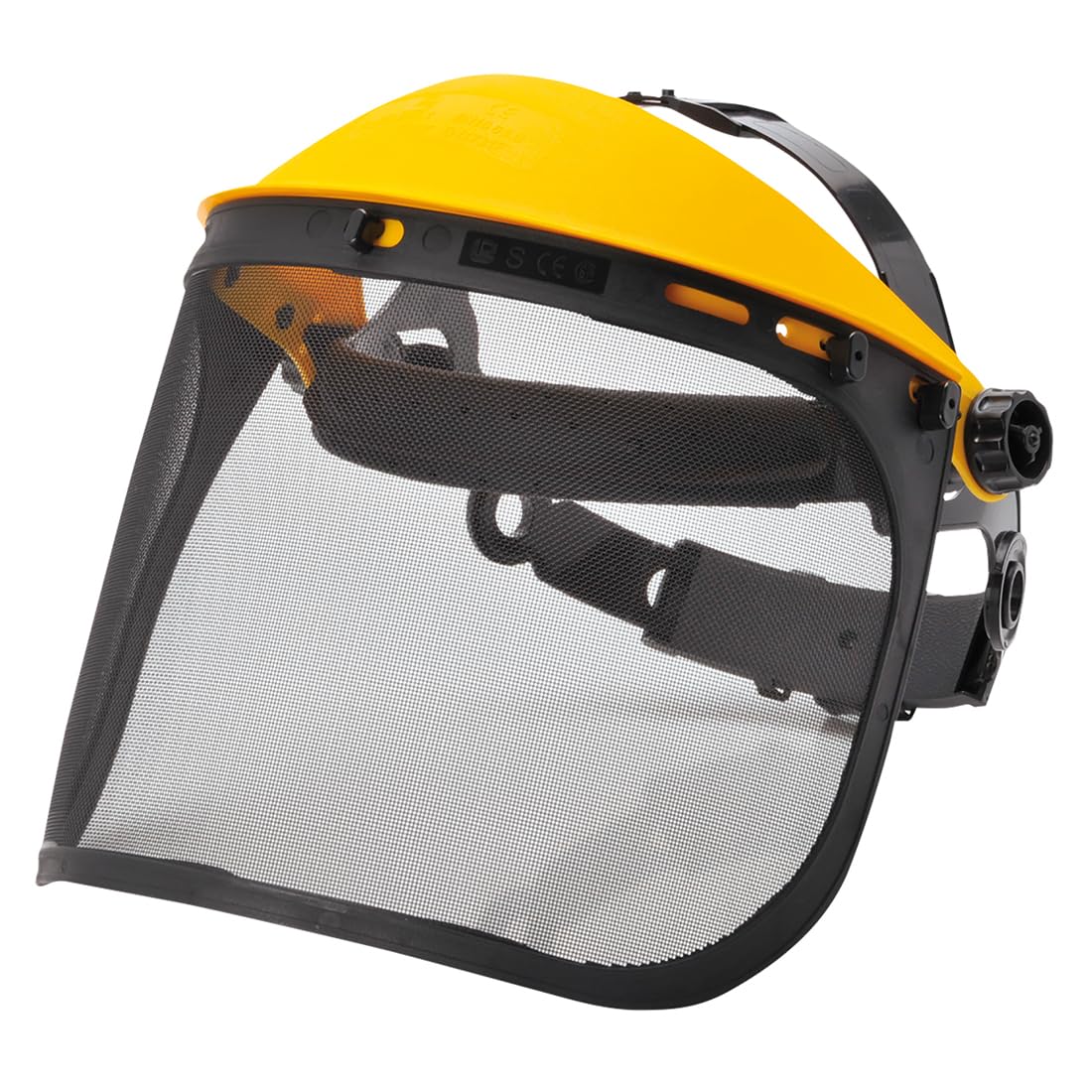Portwest Browguard with Mesh Visor, Color: Black, Size: 20X40CM, PW93BKR