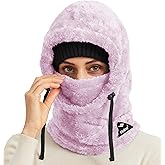 Meilzer Ski Mask Balaclava Wind-Resistant Winter Face Mask for Women/Men Adjustable Warm Hood Cover Hat Cap Scarf