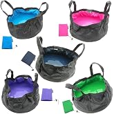 TRENDBOX Foldable Wash Basin Sink Water Bag Portable Mini 8.5L for Footbath Camping Hiking Outdoor Durable Design