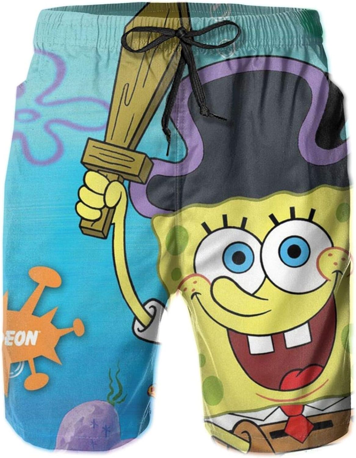 Men's Design Summer Boardshorts Spongebob Squarepants 3D Digital ...