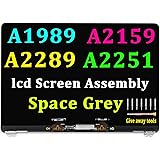 GBOLE Screen Replacement for MacBook Pro A1989 A2159 A2289 A2251 Retina 13.3" LCD LED Display Digitizer Assembly Panel EMC 32