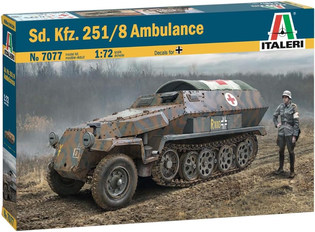 Italeri 1:72 - Sd.Kfz. 251/8 ambulance, Multicolor, Mittel