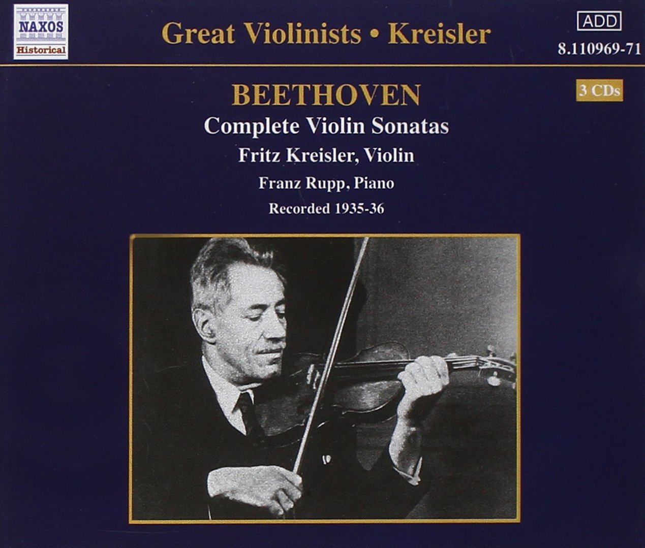 BEETHOVEN: Violin Sonatas