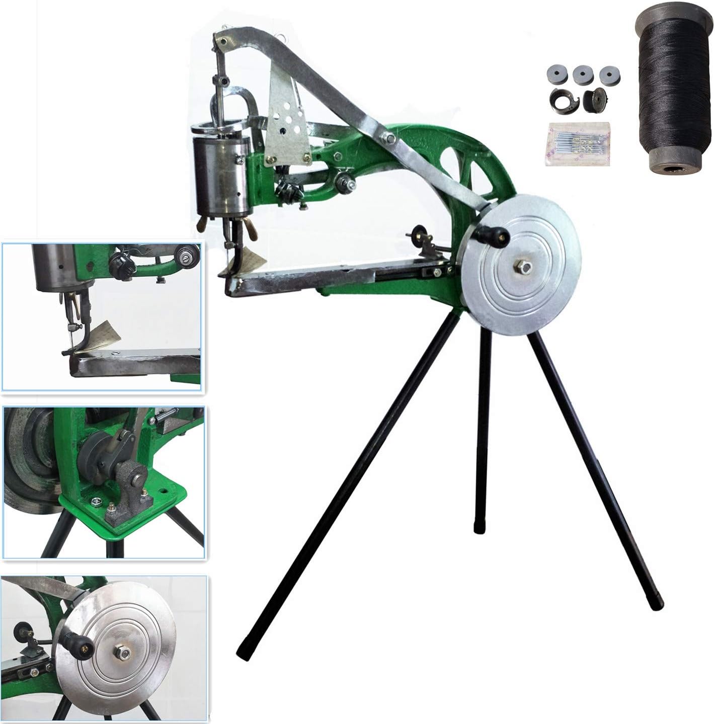 YEQIN Hand Machine Cobbler Shoe Repair Machine, Manual Shoe Mending Machine, Shoe Sewing Machine, Onecolor