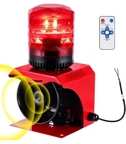 Amazon.com: 120dB Industrial Siren Alarm, IP65 Outdoor Sound and