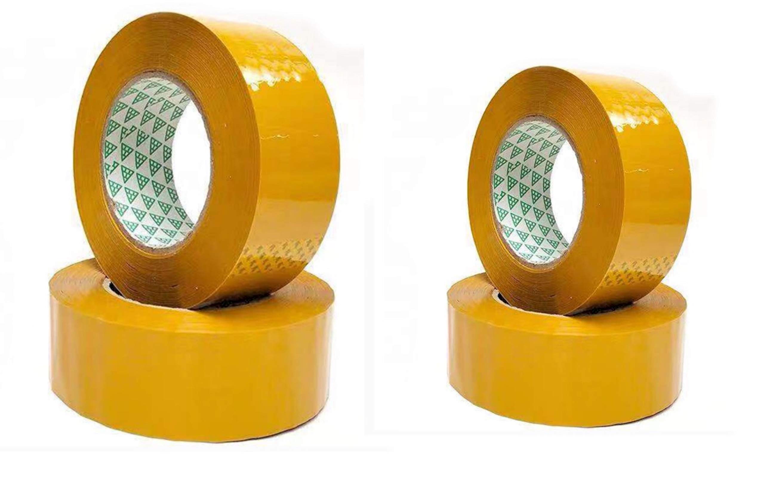 HOUSLER 198 meter Long, X4 Roll Heavy Duty Packing tape (50mm Width) 3x Longer than standard.