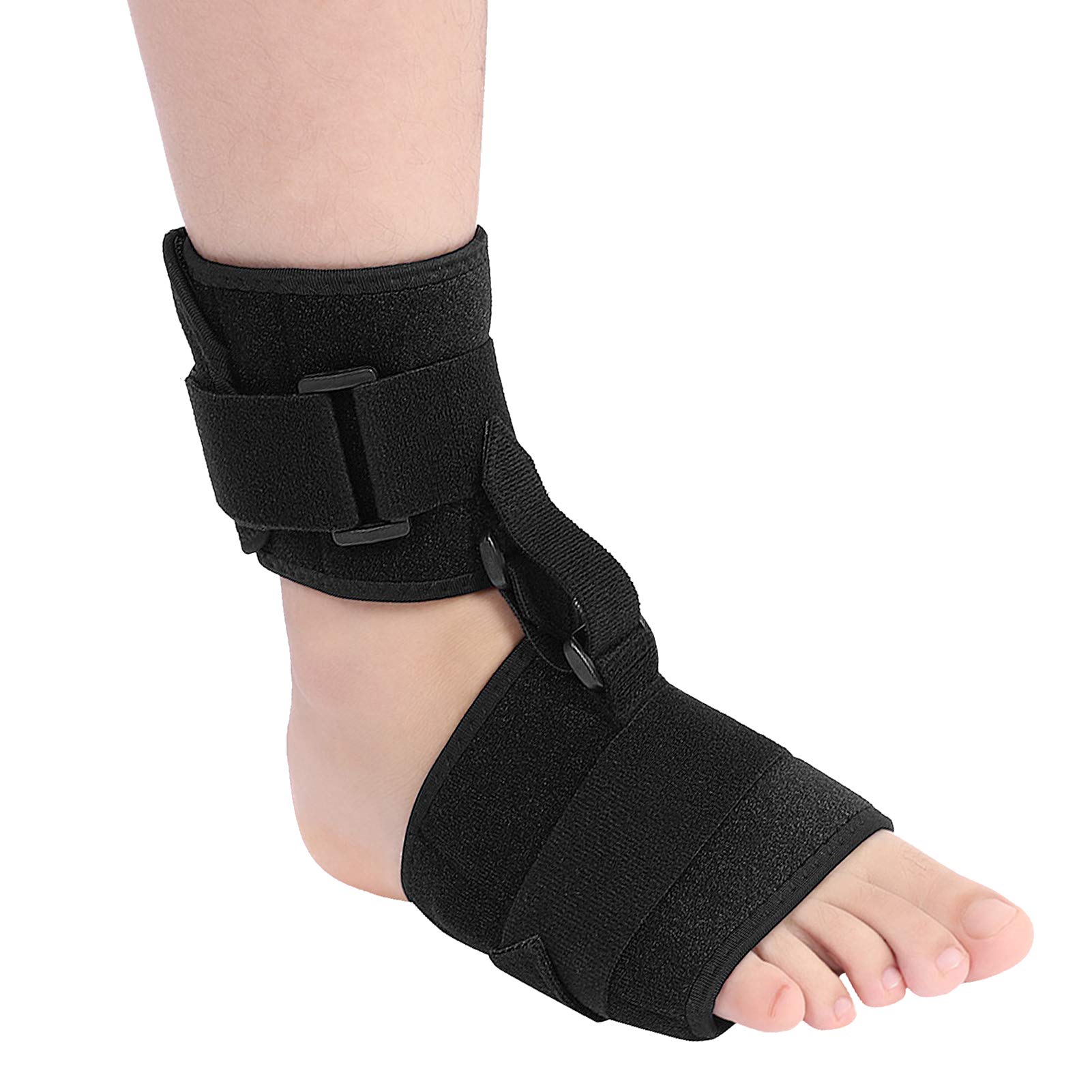 Ejoyous Ankle Support Brace, Breathable Adjustable Universal Foot Support Ankle Brace for Sprain and Arthritis Recovery, Ankle Strap Walking Stick Aids for Foot Drop Achilles Tendon Fasciitis